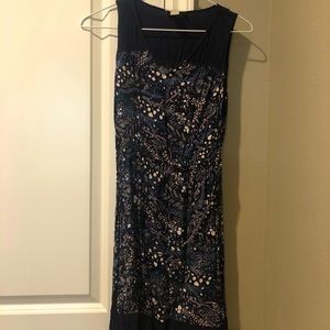 Blue petite LOFT dress.